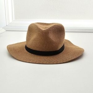 Banana Republic Straw Wide-brimmed Fedora